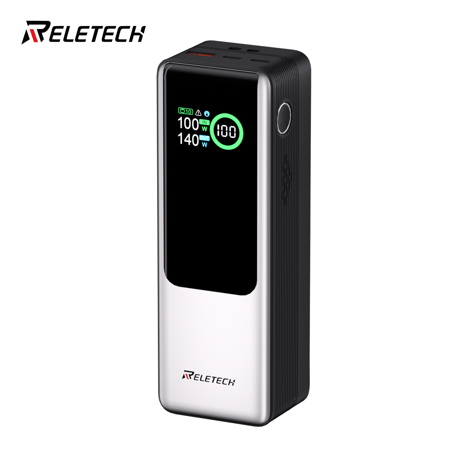 Внешний аккумулятор Reletech - это мощный и надежный помощник в путешествиях и повседневной жизни