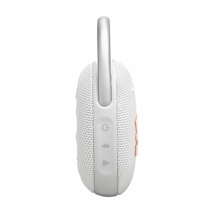 Портативная колонка JBL Clip 5 White - это ультракомпактный Bluetooth-динамик от известного бренда JBL фото 4