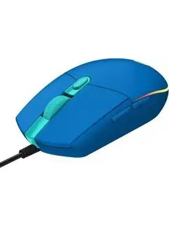 Logitech G102 Blue — стильная и доступная игровая мышь с яркой подсветкой LIGHTSYNC RGB фото 4