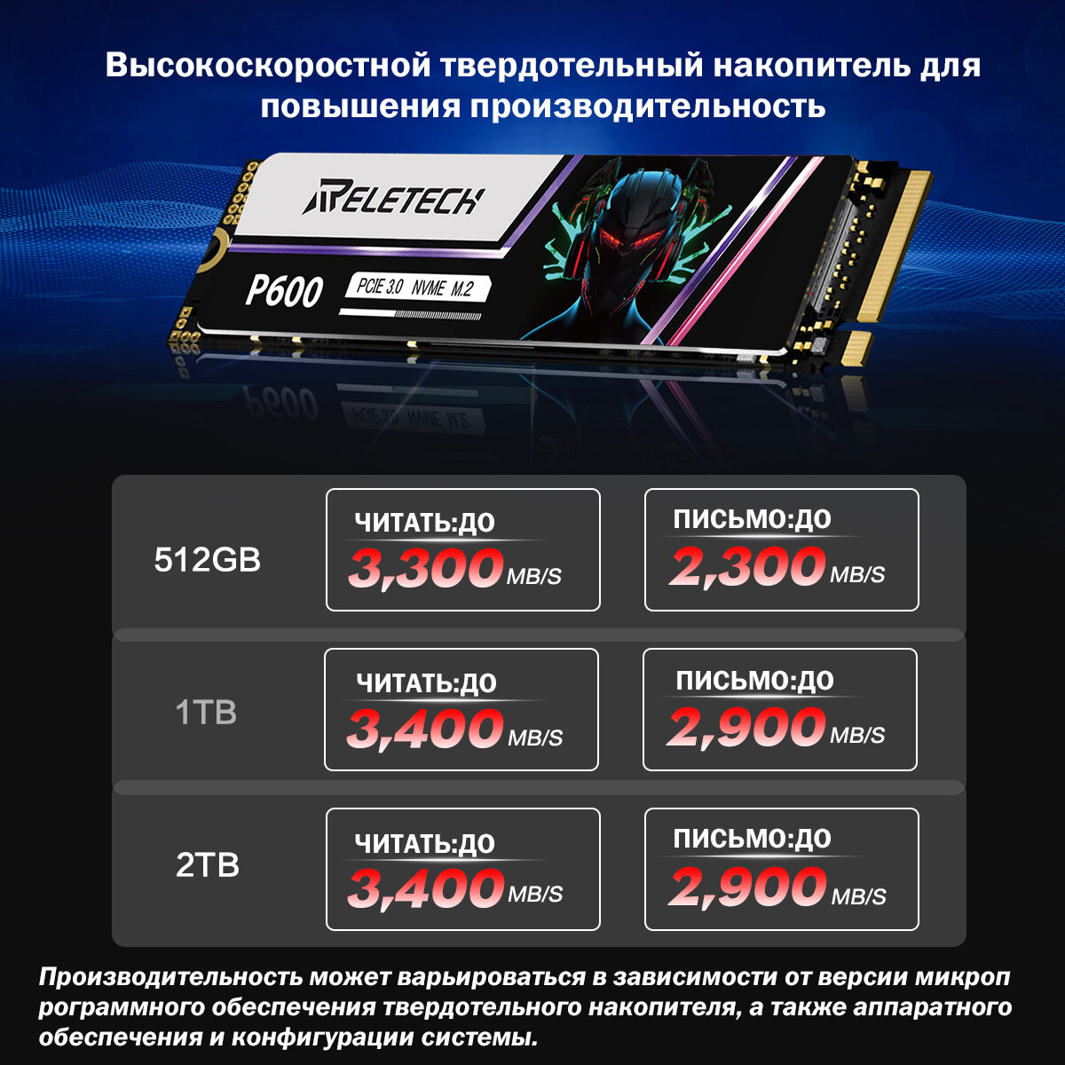 Reletech P600 M.2 2TB фото 3