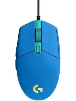 Logitech G102 Blue — стильная и доступная игровая мышь с яркой подсветкой LIGHTSYNC RGB фото 3