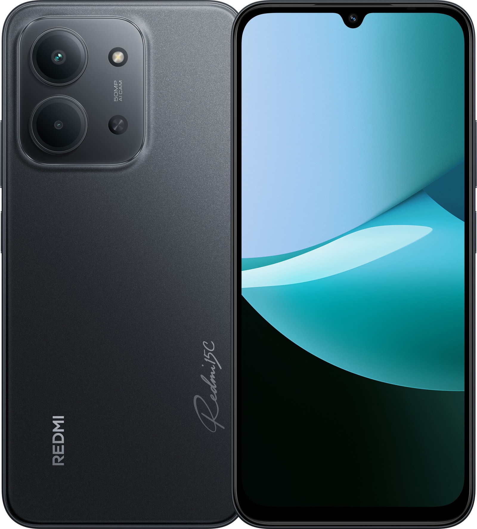 Смартфон Xiaomi Redmi 15C 4GB+128GB Midnight Black, Ростест, NFC, 6.9"