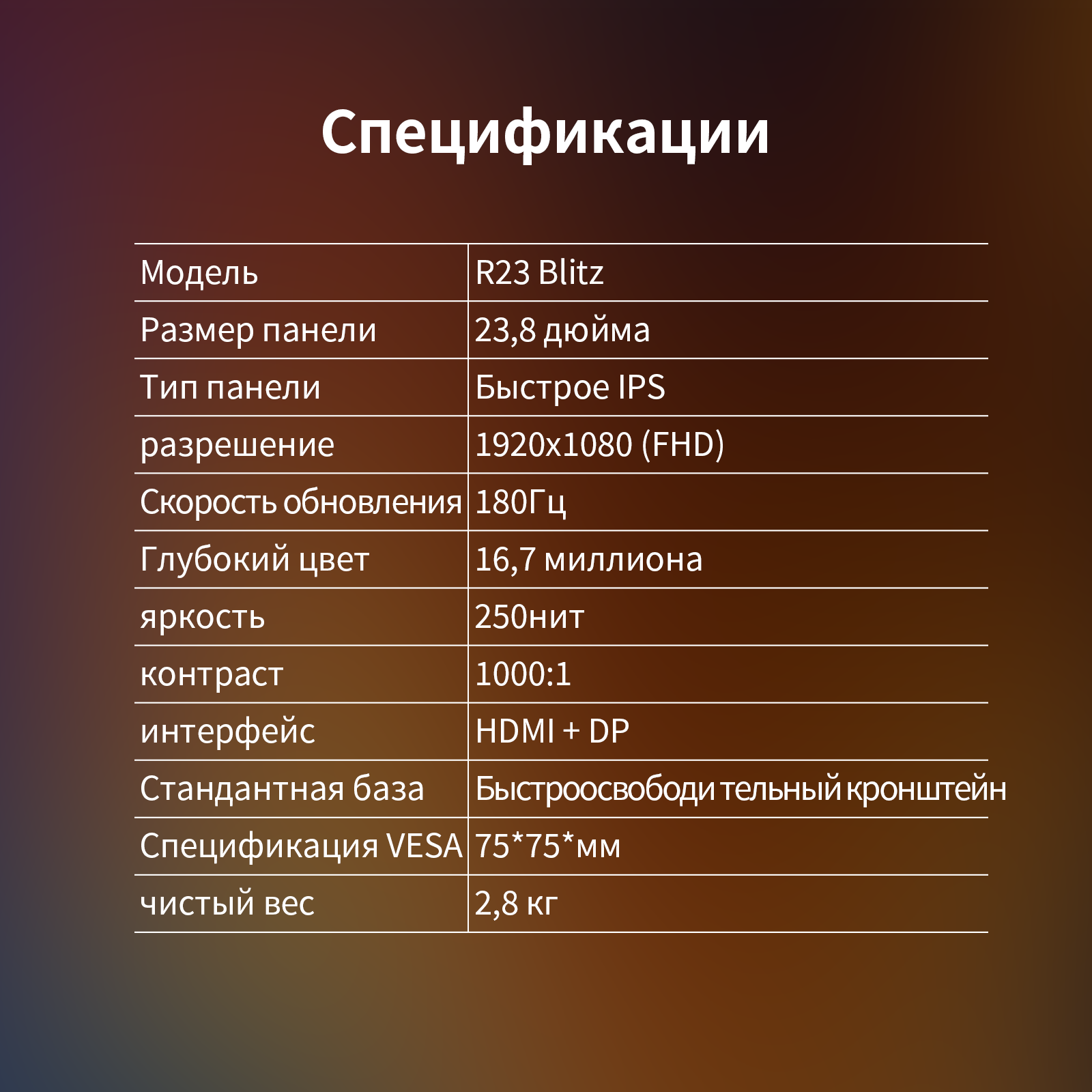 Монитор Reletech R23 Blitz - это современное и функциональное решение для геймеров и профессионалов фото 8