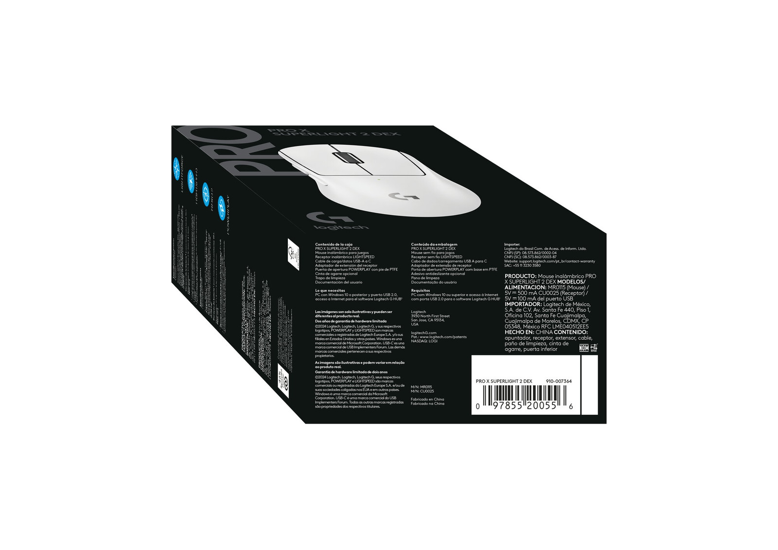 Logitech Logitech G PRO X SUPERLIGHT 2 DEX White фото 10