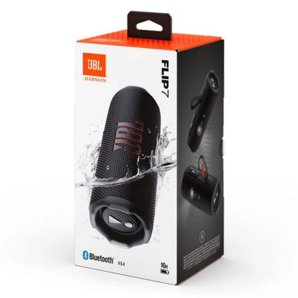 Портативная акустика JBL Flip 7, 35 Вт, black, Waterproof, 2-Way Speaker System фото 12