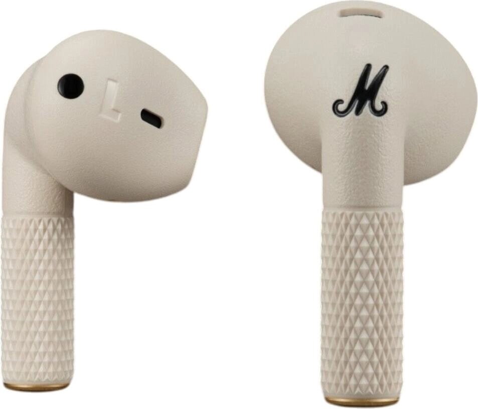 Наушники Marshall Minor IV беспроводные TWS, Bluetooth-наушники, кремовый (cream) фото 3