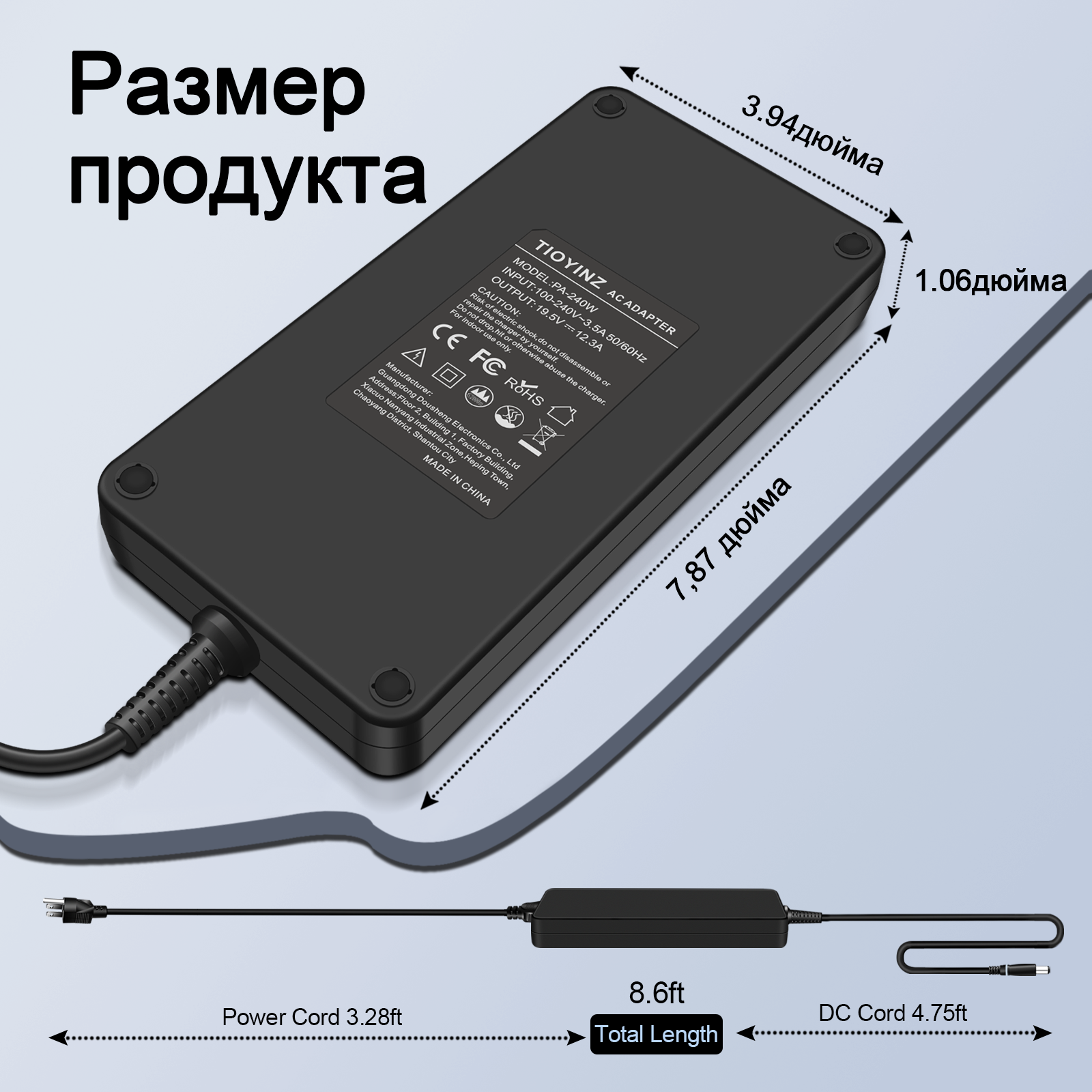 Совместимо с игровыми ноутбуками Dell серий G3, G5, G7, G15, M15, M17, M17x и x51 фото 5
