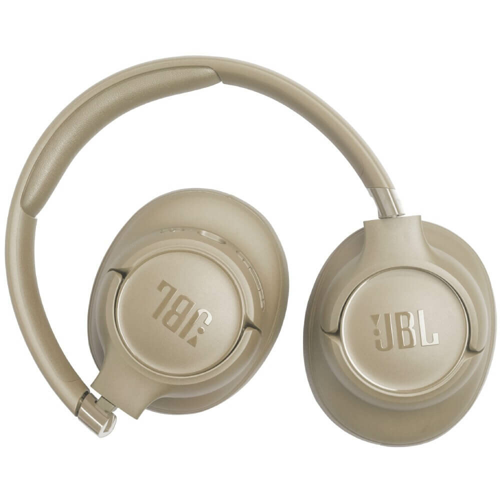 Беспроводные наушники JBL Tune 730BT, накладные, складные, бежевые фото 7