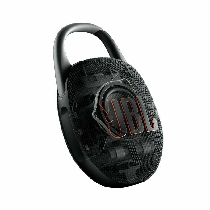 Портативная колонка JBL Clip 5 White - это ультракомпактный Bluetooth-динамик от известного бренда JBL фото 7