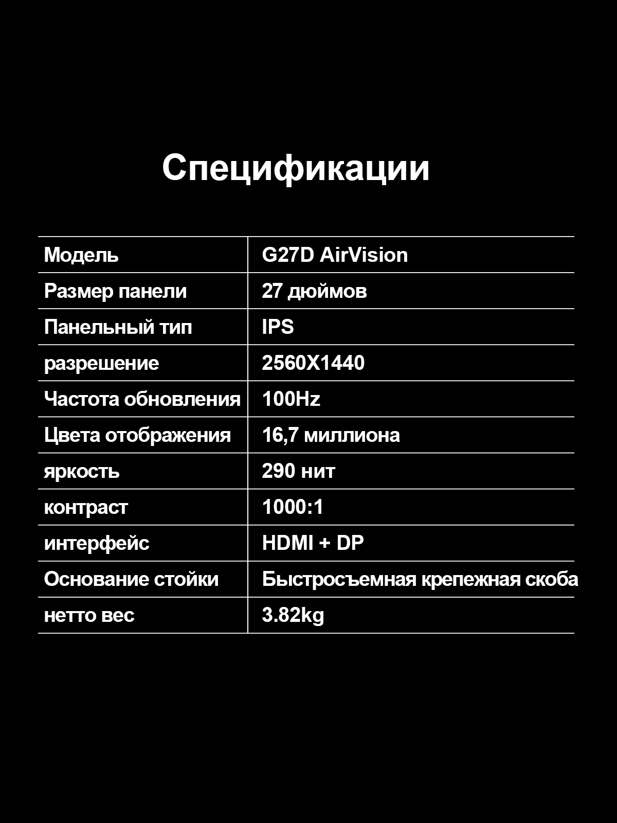 Reletech Reletech Monitor G27D Air Vision фото 8
