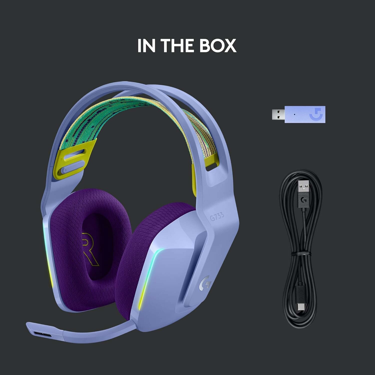 Logitech G Logitech G733 purple фото 6