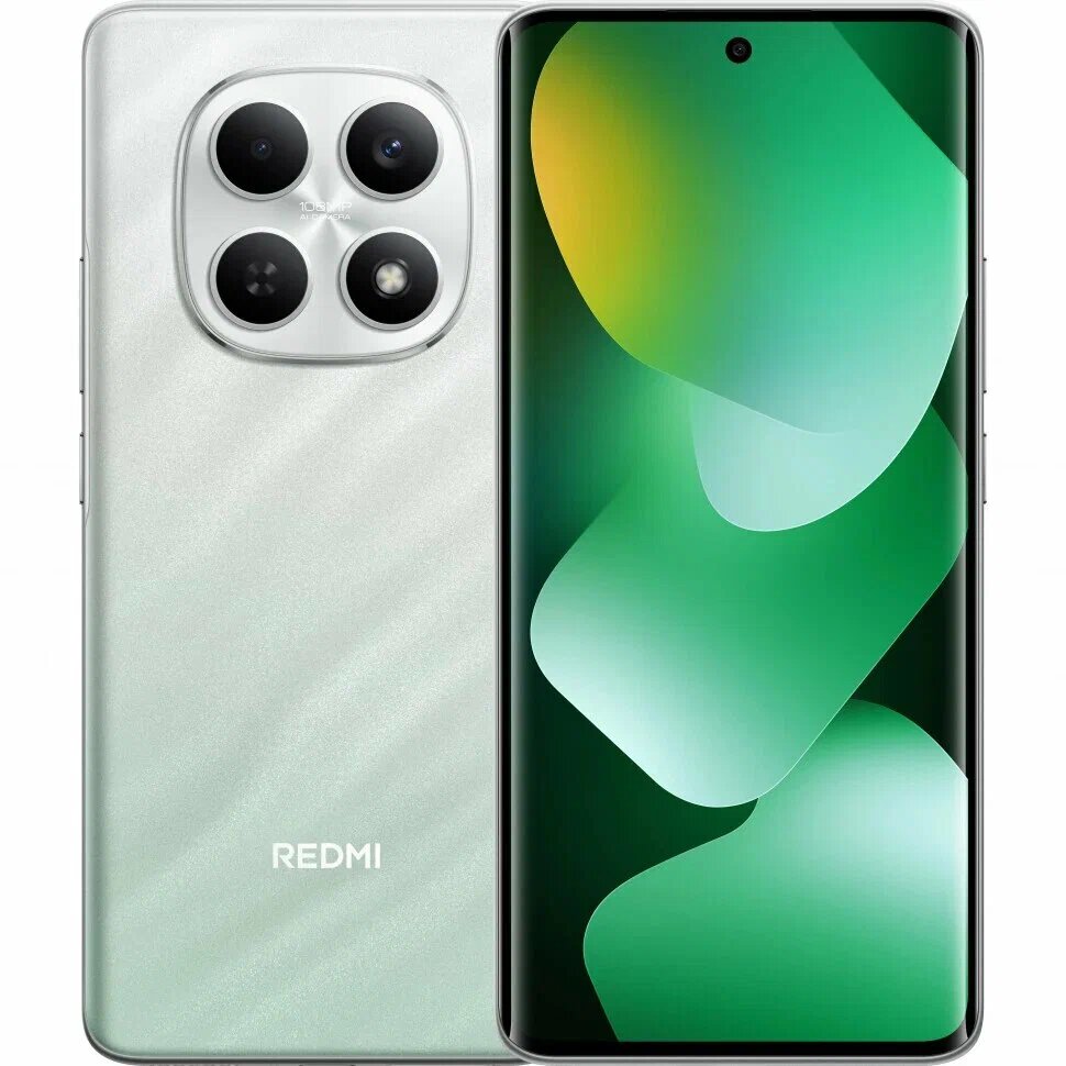 Глобальная версия Xiaomi Redmi Note 15 NFC Смартфон 8/256 ГБ, Зелёный