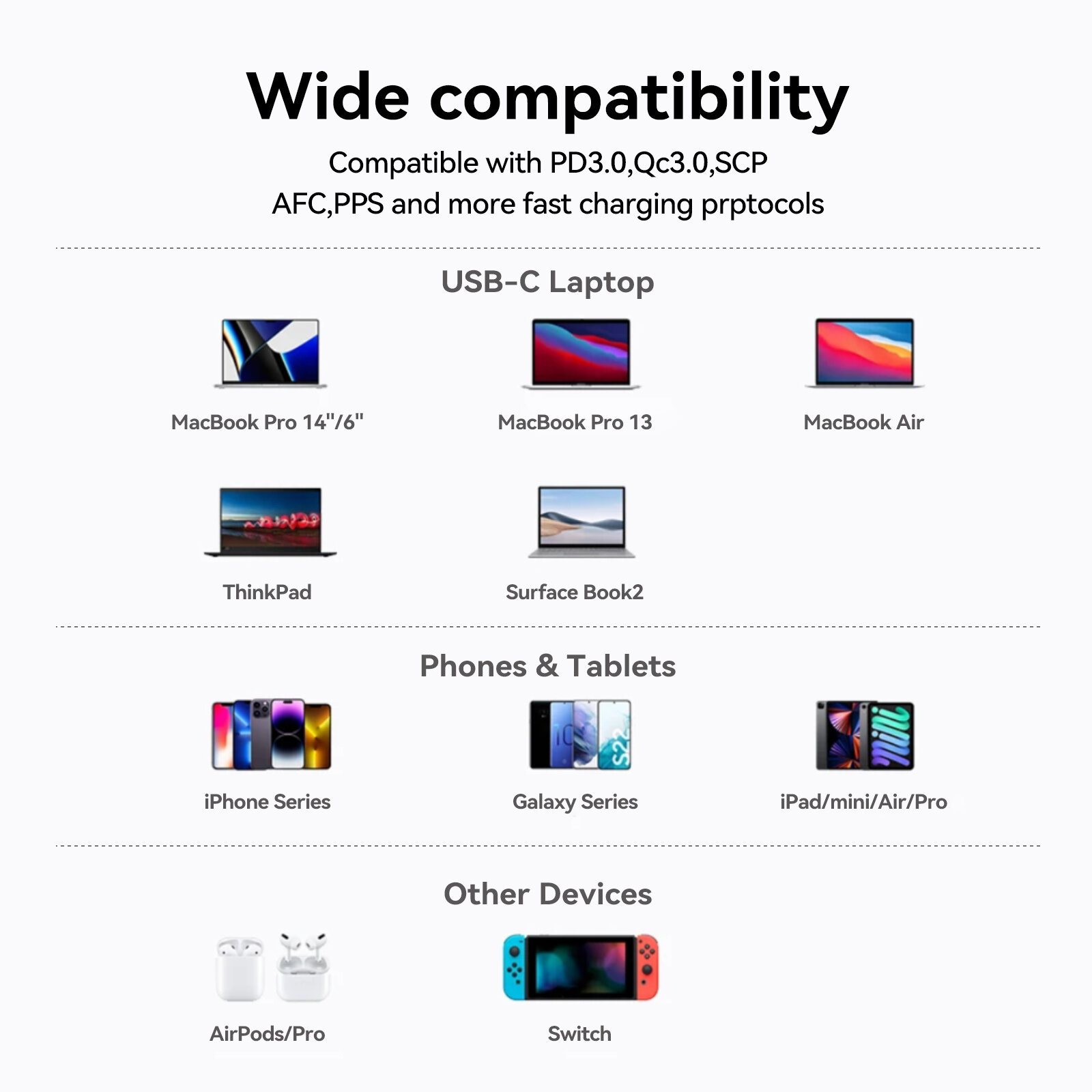 Reletech USB C зарядное устройство: мощный и компактный зарядный адаптер фото 6