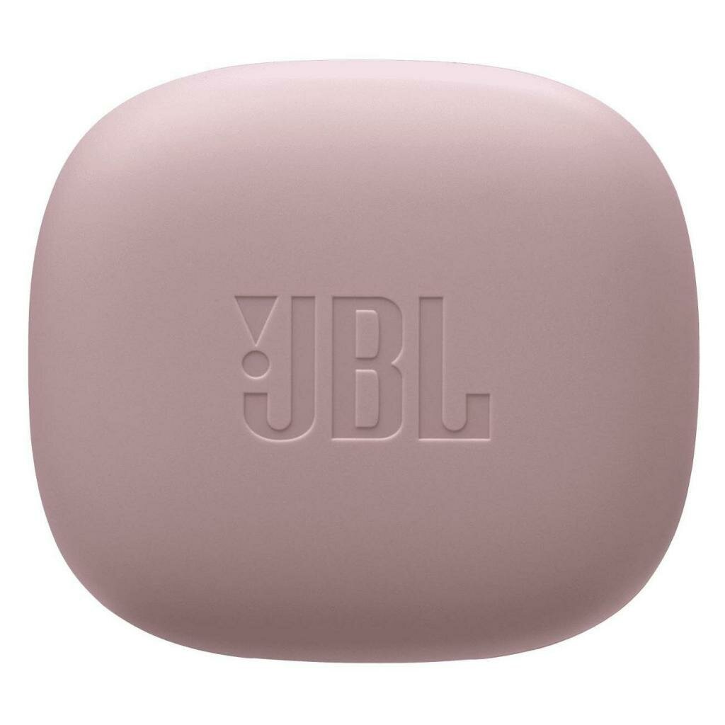 Беспроводная Bluetooth-гарнитура JBL WAVE FLEX2 розового цвета с вкладышами-вкладышами фото 6