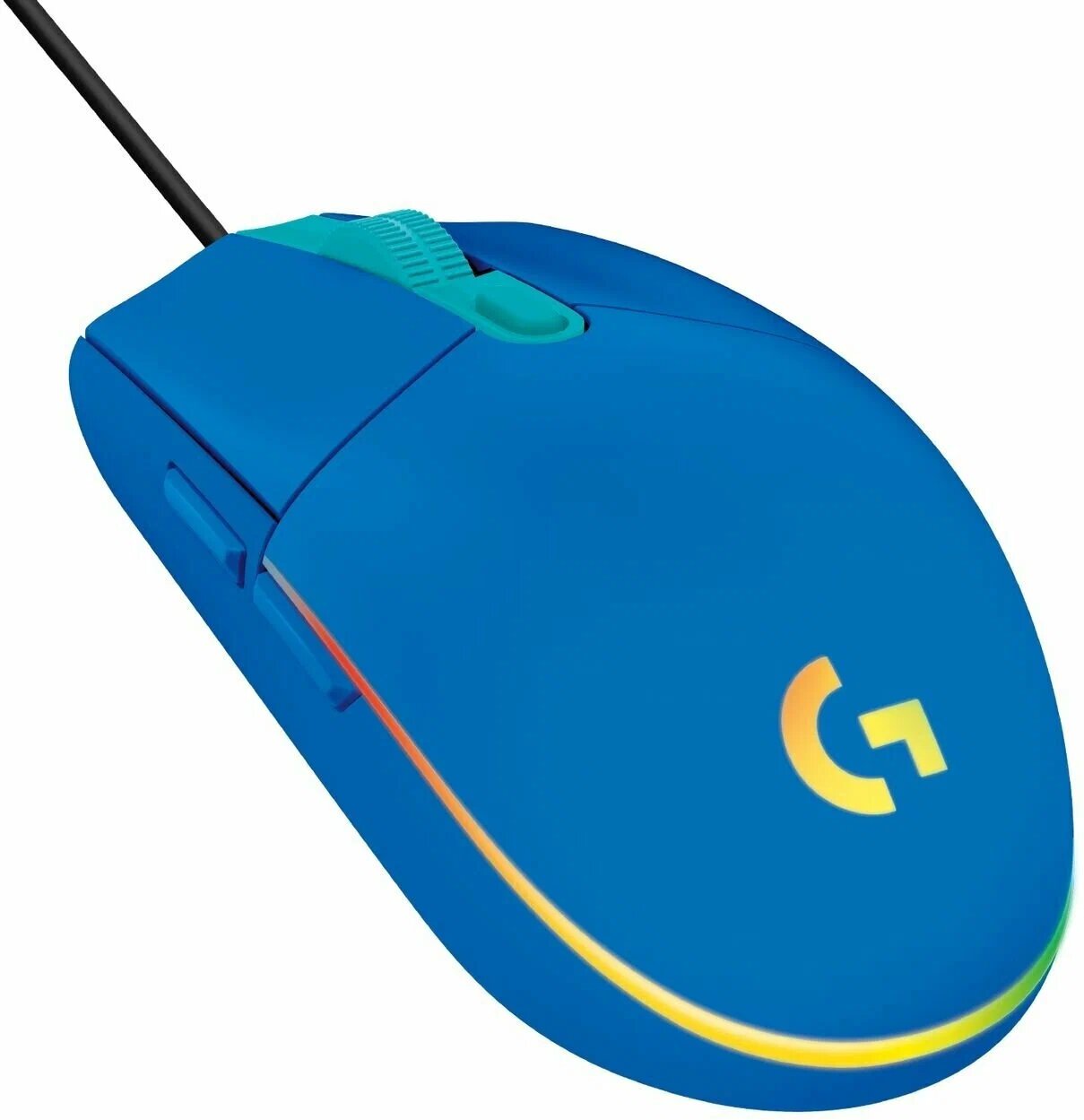Logitech G102 Blue — стильная и доступная игровая мышь с яркой подсветкой LIGHTSYNC RGB