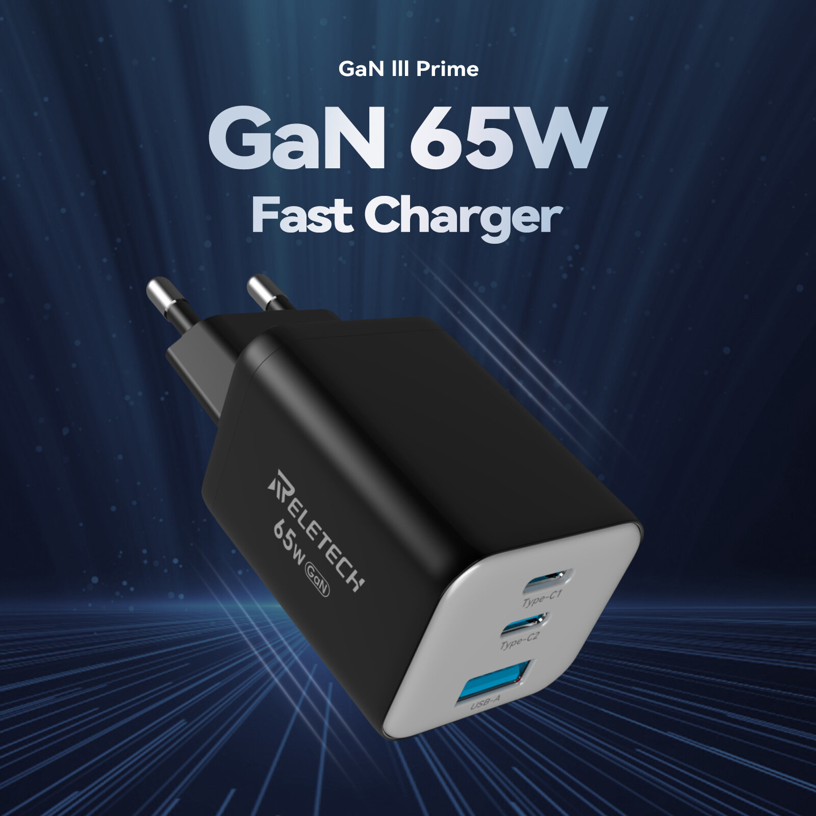 Reletech USB C зарядное устройство: мощный и компактный зарядный адаптер фото 2