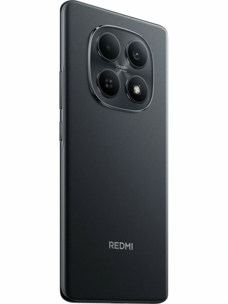 Смартфон Xiaomi из серии Redmi Note 15 с черным корпусом предлагает современный дизайн и функциональность моноблока фото 7