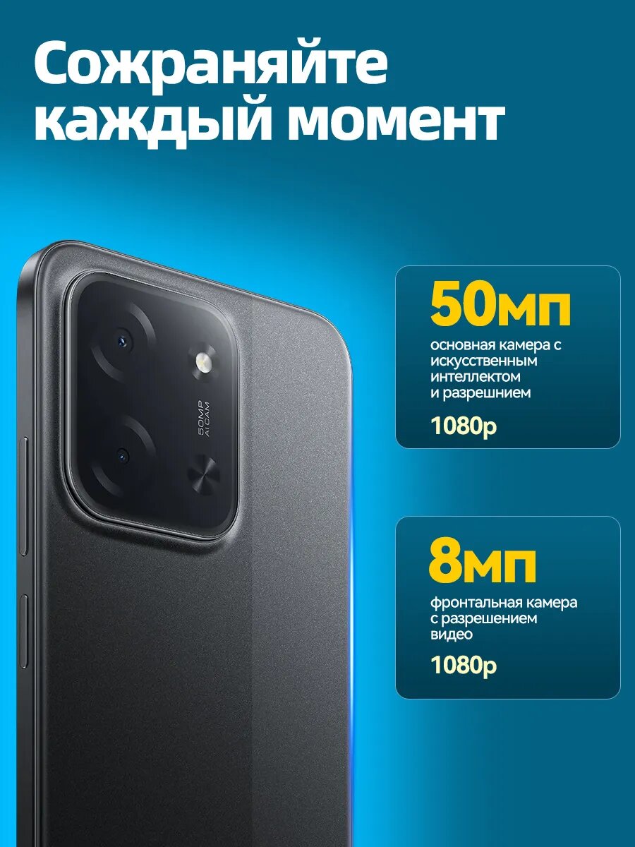 XIAOMI Xiaomi Смартфон POCO C85 , Green, зеленый, 8GB RAM 256GB ROM фото 2