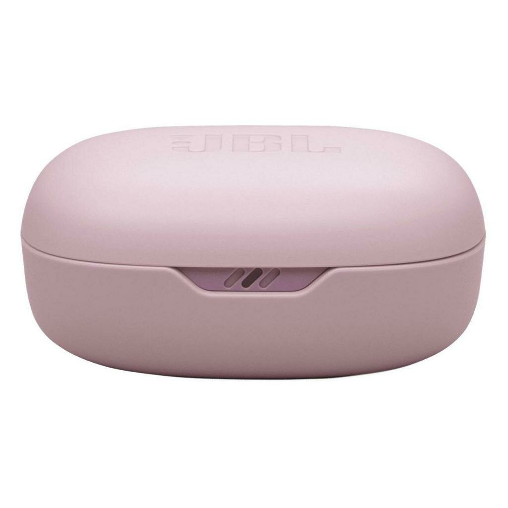 Беспроводная Bluetooth-гарнитура JBL WAVE FLEX2 розового цвета с вкладышами-вкладышами фото 8