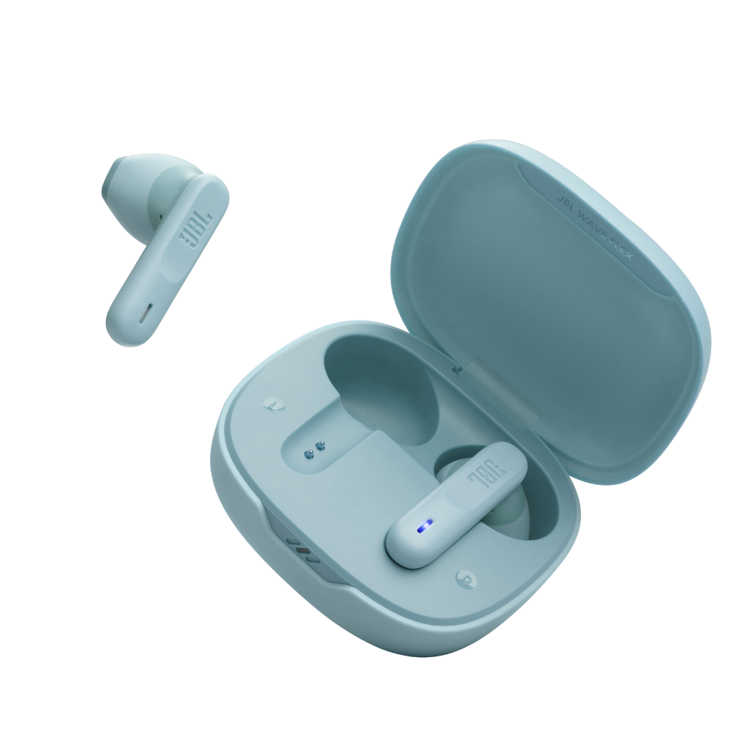 Беспроводные наушники JBL Wave Flex 2, (JBLWFLEX2BLU), синий фото 6