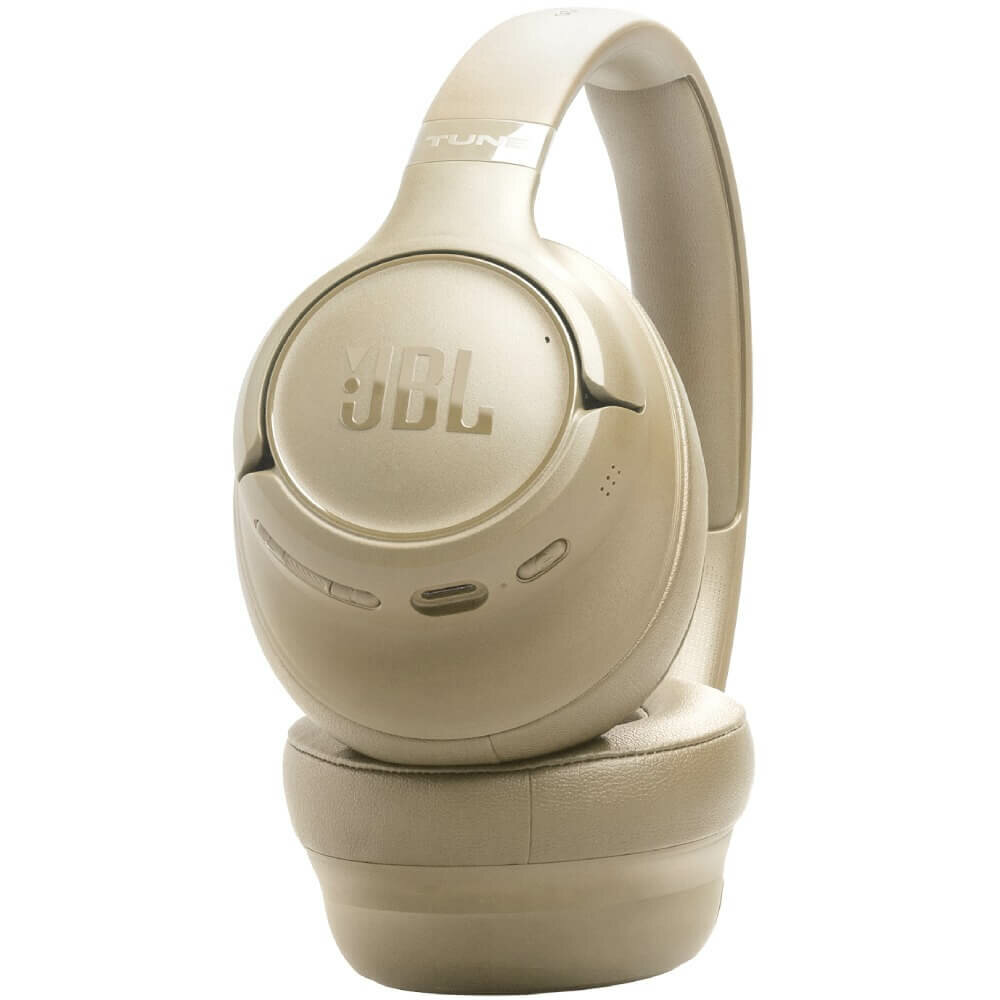 Беспроводные наушники JBL Tune 730BT, накладные, складные, бежевые фото 4