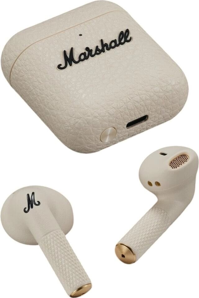Наушники Marshall Minor IV беспроводные TWS, Bluetooth-наушники, кремовый (cream)